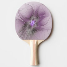 Liten skönhet Modern Mauve Grå Fraktal Konst Blomm
