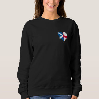 Liten Skottland England Flagga är Cool En Stolt Sk T Shirt