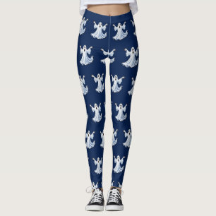 Liten Skrämmande Spöke - Halloween 11 - Fan roligt Leggings