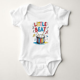 Liten Slag Crayon Style Trumma T Shirt