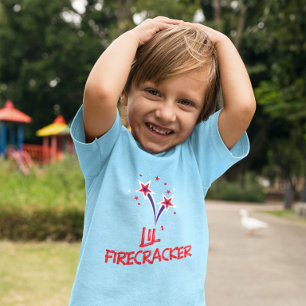 Liten smällare 4:e juli söta patriotiska  t shirt