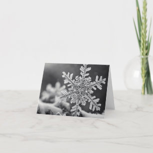 Liten snöflinga helgkort