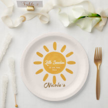 Liten solsken Solig baby shower