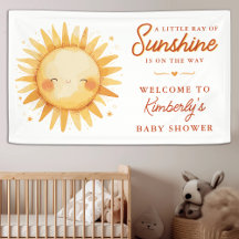 Liten solstråle Boho välkomst Baby Shower