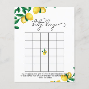 Liten söt baby baby shower bingo spel