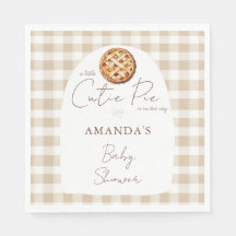Liten söt lilla paj Baby Shower Neutral