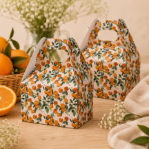 Liten söt orange citrus 1-årsdag