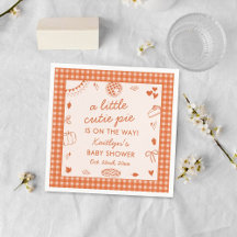 Liten söt unge på väg! Höst baby shower