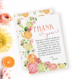 Liten söt vän på väg Baby Shower Tack Kort