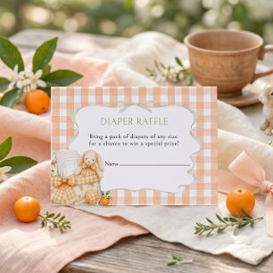 Liten sötis baby shower tilläggskort