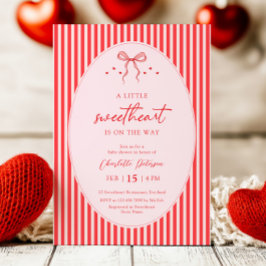 Liten sötnos Retro Baby Shower Inbjudan
