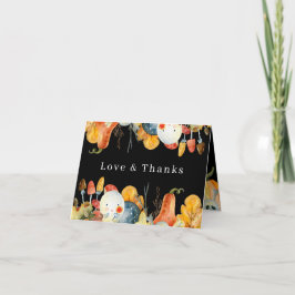 Liten spök Halloween baby shower tack Kort