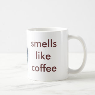 liten sqirrel, lukter gillar kaffe kaffemugg
