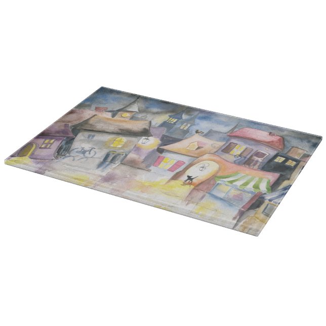 Liten stad på natten (Hörn)