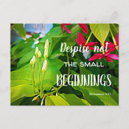 Liten startskript, citattecken, inspirationell vykort