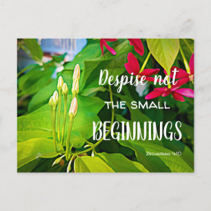 Liten startskript, citattecken, inspirationell vykort