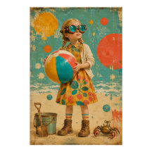 Liten Steampunk vid stranden