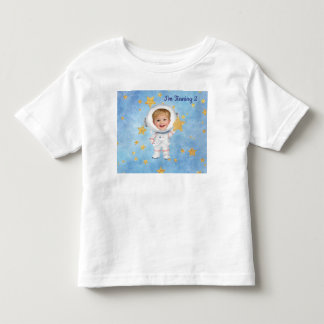 Liten stjärna astronaut födelsedags T-shirt