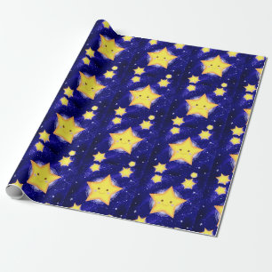 Liten stjärna Leende Söt Bebis Bebis Shower / Barn Presentpapper