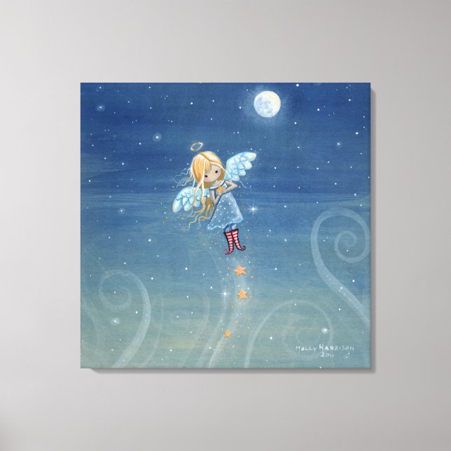 Liten stjärnängelduk tryck (Framsida)