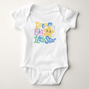 Liten stjärndrömmare meddelande för glada barn t shirt