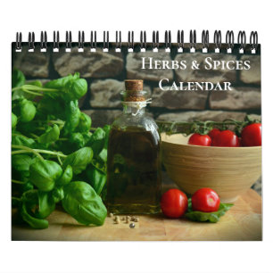 Liten storlek örter & kryddor kalender