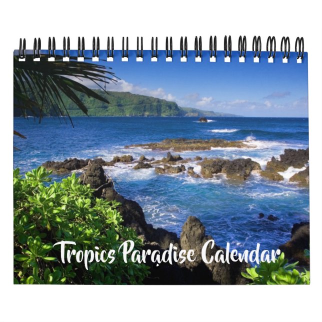 Liten storlek Tropics Paradise Kalender (Omslag)