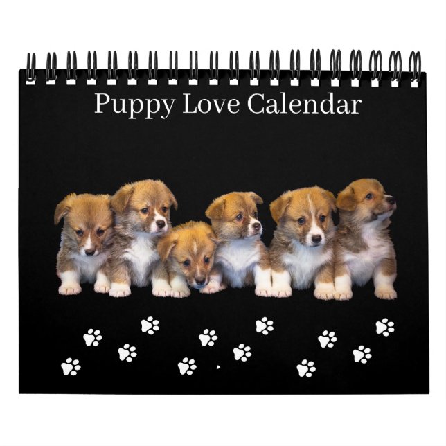 Liten storlek Valpkalender Kalender (Omslag)