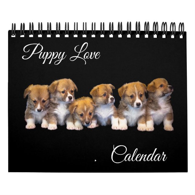 Liten storlek Valpkärlek Kalender (Omslag)