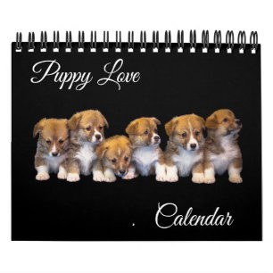 Liten storlek Valpkärlek Kalender