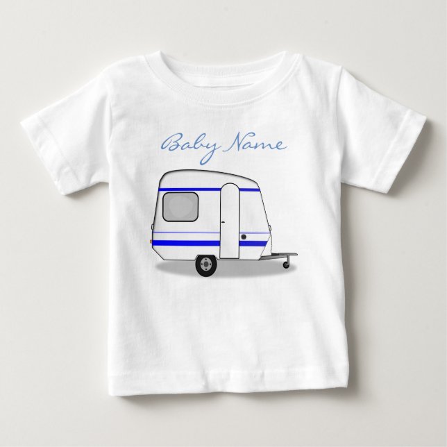 Liten strömlinjeformad caravan Thunder_Cove T Shirt (Framsida)