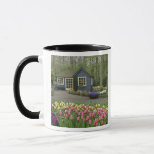 Liten stugblomsterbutik, Keukenhof Gardens, Mugg