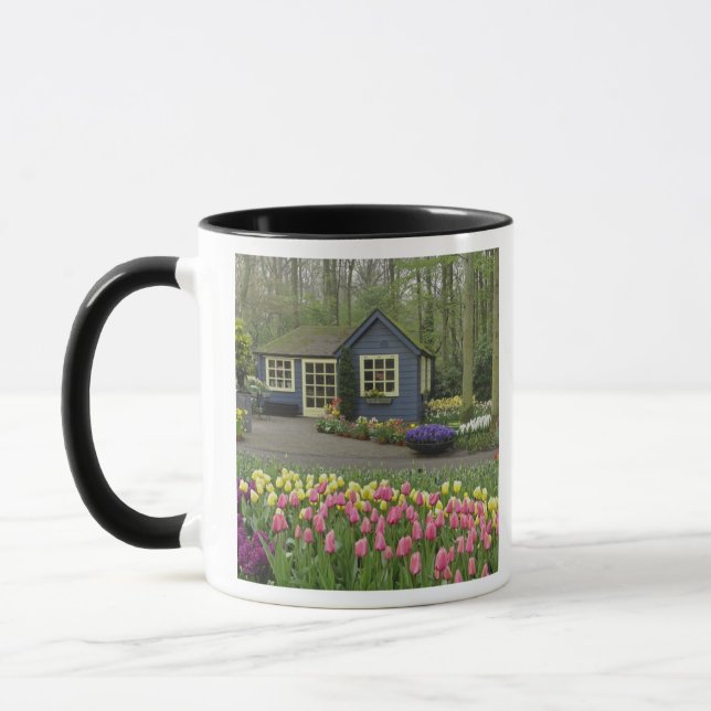 Liten stugblomsterbutik, Keukenhof Gardens, Mugg (Vänster)
