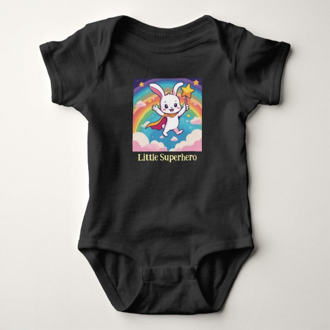 Liten superhjälte t shirt (Framsida)