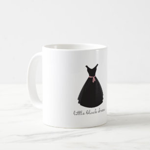 Liten svart tryckning kaffemugg