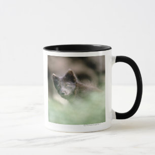 Liten svart varg mugg