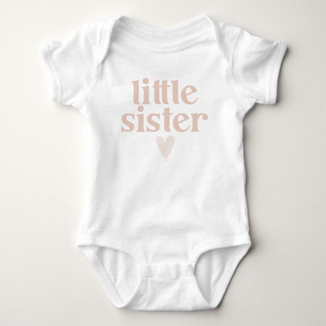 Liten syster bodysuit t shirt (Framsida)