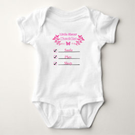 Liten syster checklista T-shirt