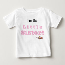 Liten syster med ålder Baby T-Shirt