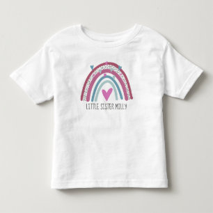 Liten syster Rainbow matchande outfit T Shirt