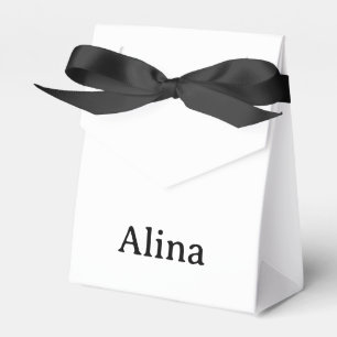 Liten tält med svart band 3" x 1,5" x 3,25"  presentaskar