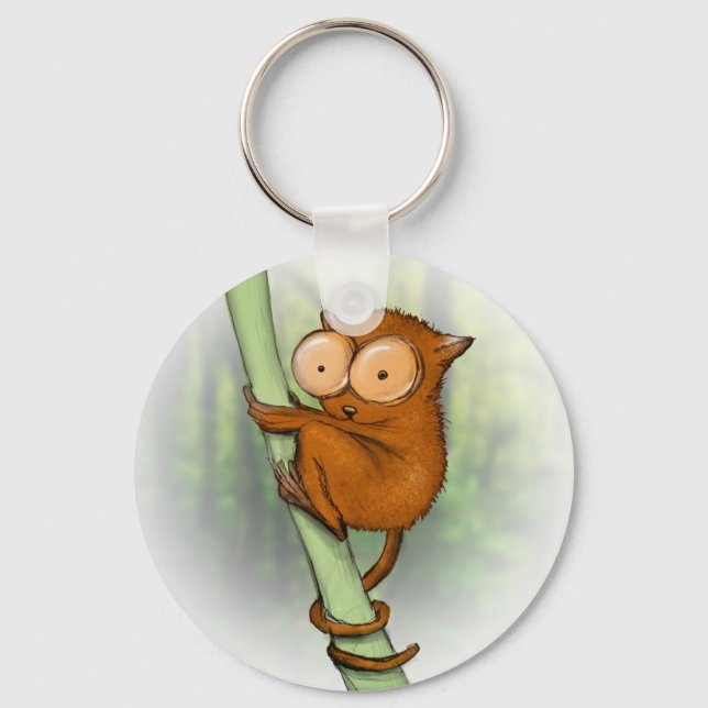 liten tarsier nyckelring (Framsida)