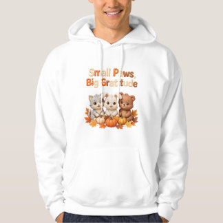 Liten tass tack till jultröja hoodie