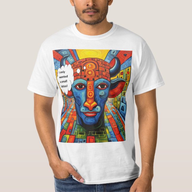 Liten tatuering t shirt (Framsida)
