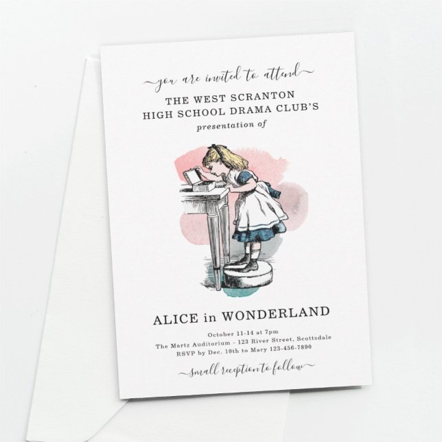 Liten teater Community College High Schoolpjäs Inbjudningar (Skapare uppladdad)