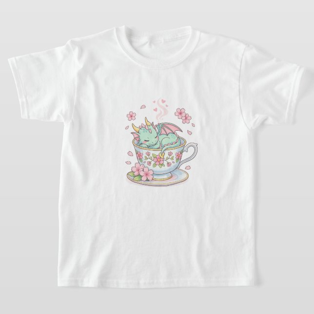 Liten tekodragon t shirt (Laydown)