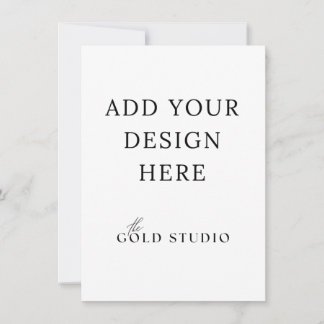 Liten tom invitationsmall mall (4,5 x 6,25)