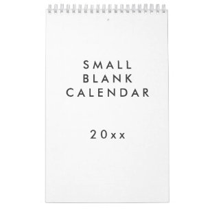 Liten tom kalender - du kan anpassa den