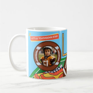 Liten Touchdown Star Sport Fotboll Födelsedagsmugg Kaffemugg