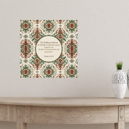 Liten, traditionell, rustik välsignelse poster